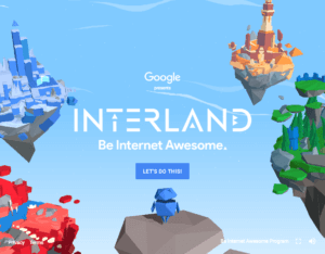 Interland online safety game