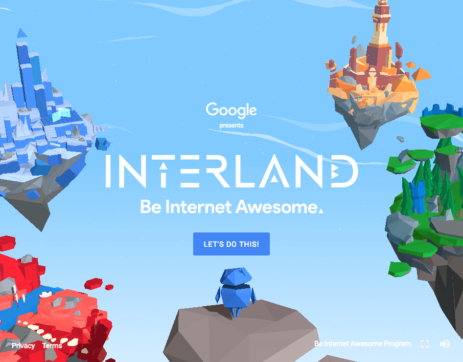 Interland - free online game from Google teaching internet safety :  r/raisingkids